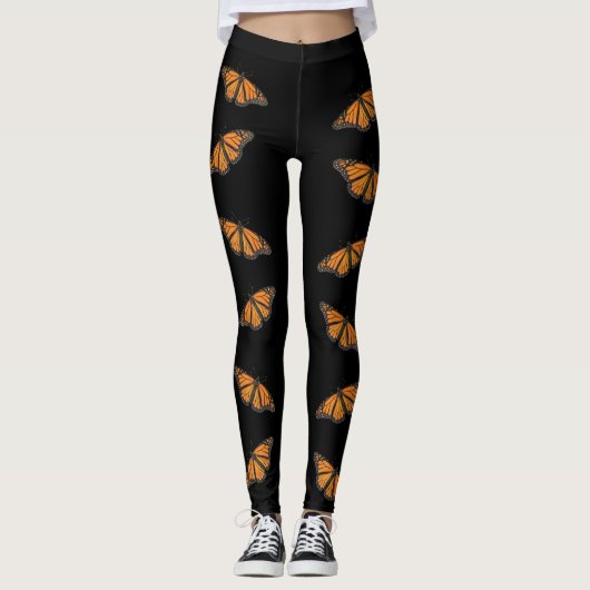 Leggings Enveloppez-vous le papillon de Monarch Wrap (Devant)