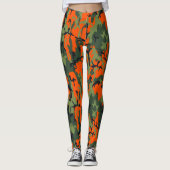 Leggings Épais de sécurité orange et camo vert (Devant)