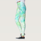 Leggings Éperche verte bleue Aquamarine (Gauche)