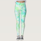 Leggings Éperche verte bleue Aquamarine (Devant)