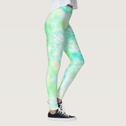 Leggings Éperche verte bleue Aquamarine (Droite)