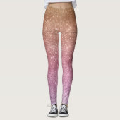 Leggings Éperche violette rose rose or (Devant)