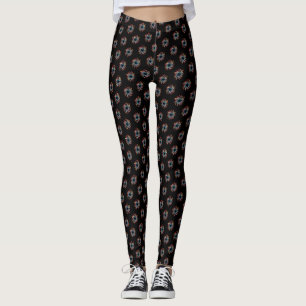 Leggings Éperon - Coloré - Multicolore - Motif