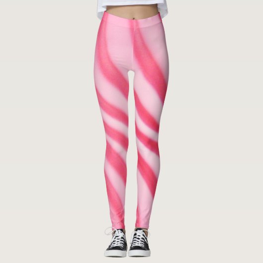 Leggings Éperon rose chaud tendance - (Devant)