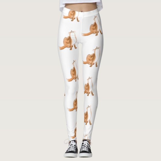 Leggings Épingler le renard (Devant)