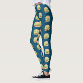 Leggings Eplucher les hamburgers (Gauche)