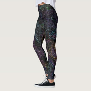 Leggings Éponge de couleur foncée corrompue ou détruite