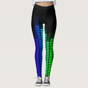 Leggings équalisateur arc-en-ciel