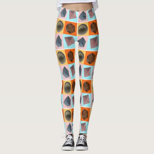 Leggings Équilibre géométrique - (Devant)