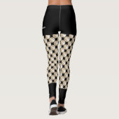 Leggings Équipe de baseball, Fake Black Shorts, Nom (Dos)