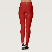 Leggings équipe rouge blanc esprit filles basketball (Dos)