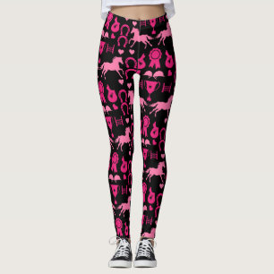 Leggings Équitation Rose