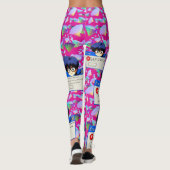 Leggings Erreur système : esthétique nerd rétro (Dos)