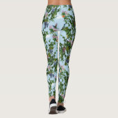 Leggings Escalade de la vigne et miel fleurs (Dos)