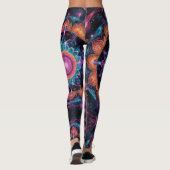 Leggings Espace coloré Mandala (Dos)