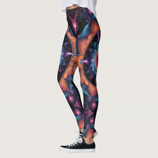 Leggings Espace coloré Mandala (Gauche)