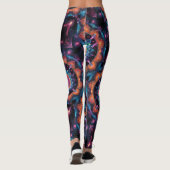 Leggings Espace coloré Mandala (Dos)