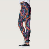 Leggings Espace coloré Mandala (Gauche)