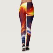 Leggings Espace d'eau de feu (Dos)