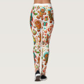 Leggings espace pain d'épices de Noël (Dos)