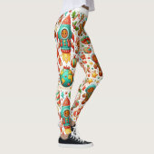 Leggings espace pain d'épices de Noël (Droite)
