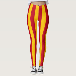 Leggings Espagne Couleurs du drapeau national Verticalement