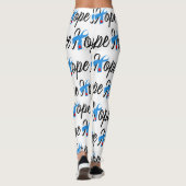 Leggings ESPOIR de conscience de ruban bleu de diabète de (Dos)