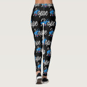 Leggings ESPOIR de conscience de ruban bleu de diabète de (Dos)
