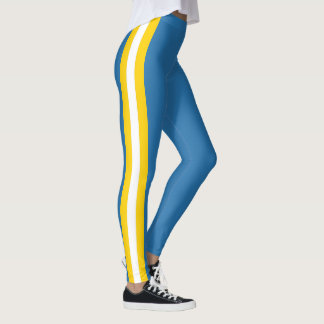 Leggings Esprit d'équipe de Californie sur fond bleu