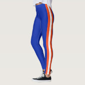 Leggings Esprit d'équipe de Floride sur fond bleu (Gauche)