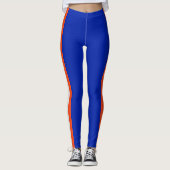 Leggings Esprit d'équipe de Floride sur fond bleu (Devant)