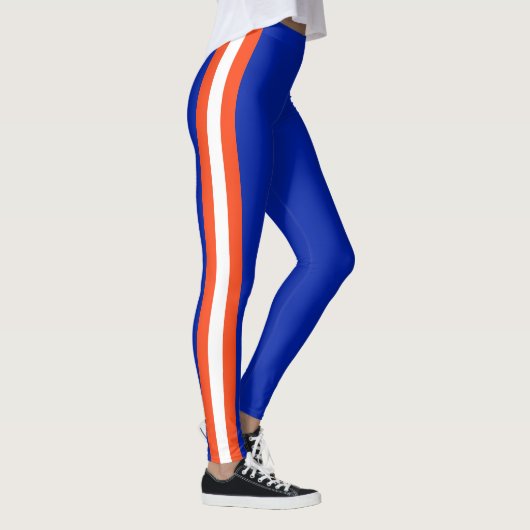 Leggings Esprit d'équipe de Floride sur fond bleu (Droite)