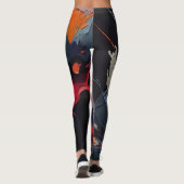 Leggings Essence du jardin I – Expression nocturne (Dos)