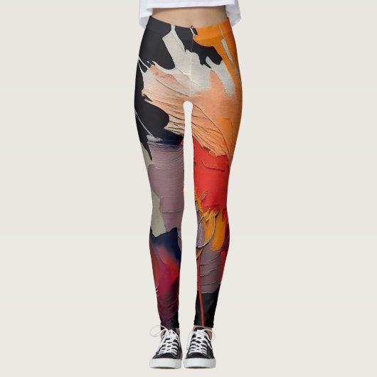Leggings Essence du jardin I – Expression nocturne (Devant)