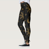 Leggings Esterilla De Yoga Soleil, lune et étoiles - célest (Gauche)