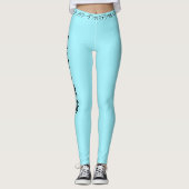 Leggings esthétique en pastel de Vaporwave de Japonais de (Devant)