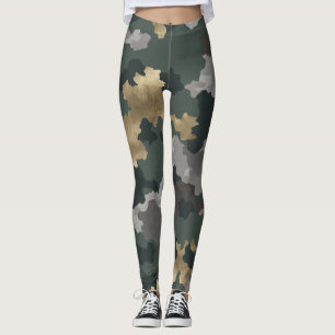 Leggings Esthétique militaire