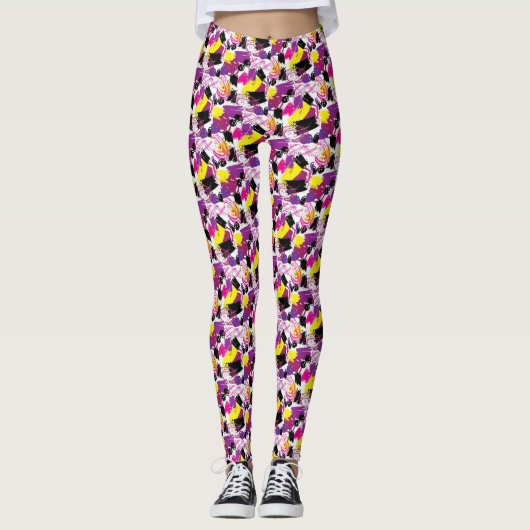 Leggings esthétique Rétro 80 (Devant)