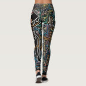 Leggings Et "Leggings ChromaDream : un Kaleidoscope (Dos)