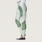 Leggings Été Avec Feuille Verte (Gauche)