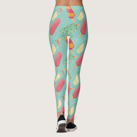 Leggings Été Crème de glace amusant (Dos)