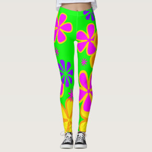 Leggings Été de l'amour - Petal Power Retro
