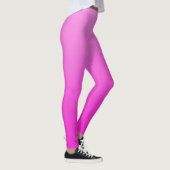 Leggings Été Électrique Vibrant Rose Chaud Dip Ombre (Droite)