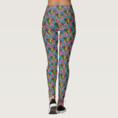 Leggings Été Floride Tropical Sunset Beach Côte (Dos)