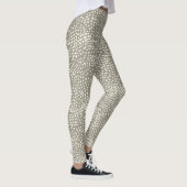 Leggings Été Polka Dot Snow Leopard Simple Tendance Grey (Droite)
