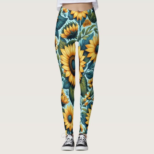 Leggings Été/tournesol/ (Devant)