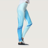 Leggings Éthéal Blue Liquide Art Éperal (Droite)