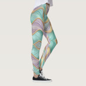 Leggings Ethereal Light Waves | Seamless Iridescent (Droite)
