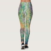 Leggings Ethereal Wisteria: The Koi's Golden Dream (Dos)