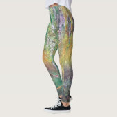 Leggings Ethereal Wisteria: The Koi's Golden Dream (Gauche)